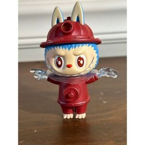 Pop Mart Labubu The Monsters Art Series Fire Hydrant Vinyl Art Toy Figure Red